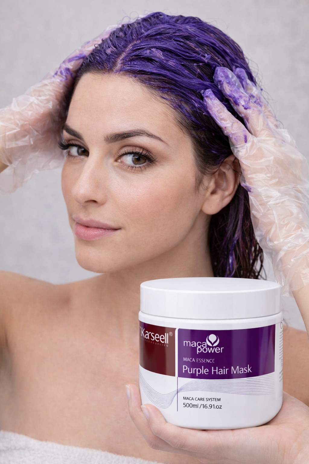 PURPLE HAIR MASK MACA POWER-MACA ESSENC